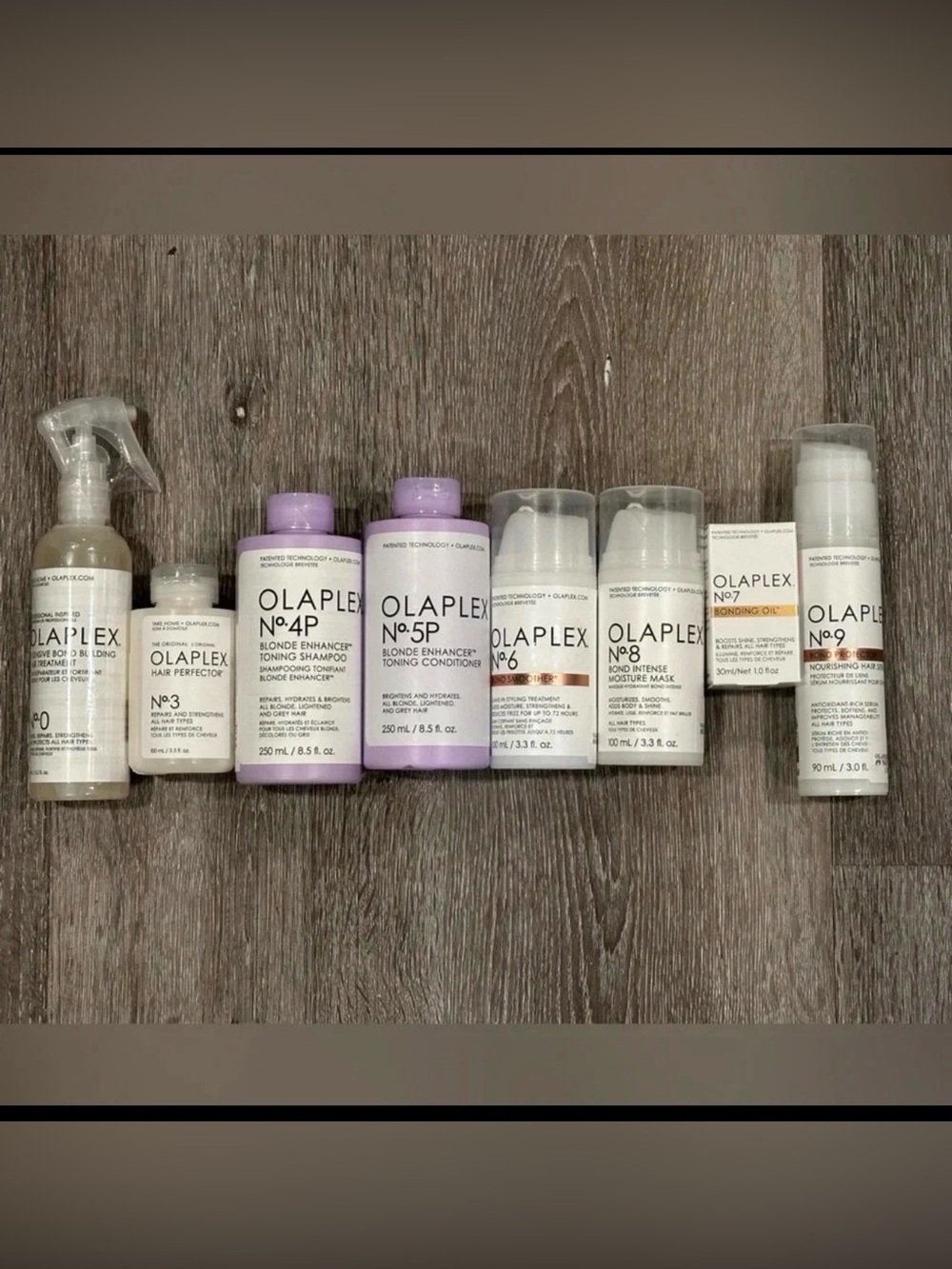 OLAPLEX Hair Repair System Set Lot Nº 0, 3, 4P, 5P, 6, 7, 8, and 9 Brand NEW​